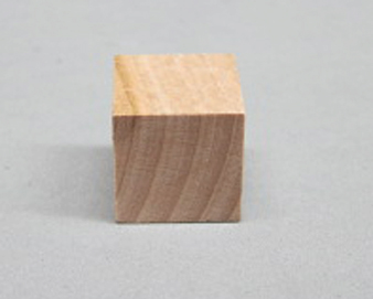 Holzwürfel kantig 2cm Buche
